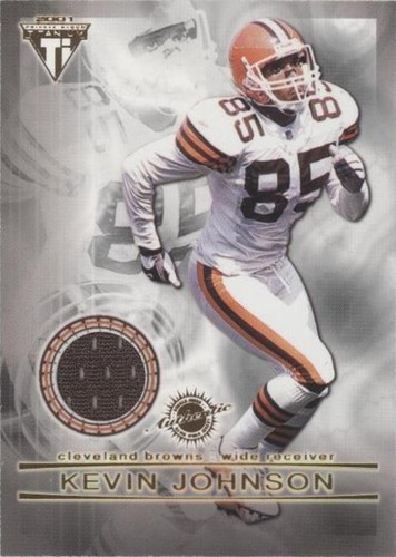 2001 Pacific Private Stock Titanium Antonio Freeman Kevin Johnson #70