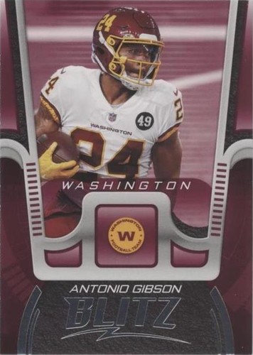 2021 Panini Playbook Antonio Gibson #BTZ-AGI