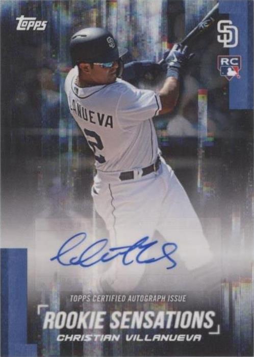 2018 Topps On Demand Rookie Sensations - Christian Villanueva #28-A
