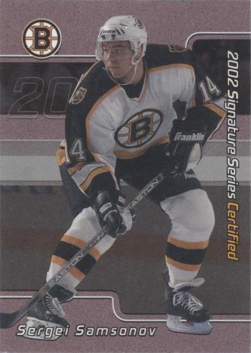 2001-02 In the Game Be A Player Signature Series - Sergei Samsonov #C-42