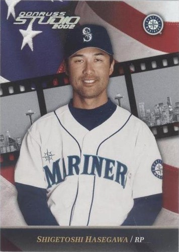 2002 Donruss Studio - Shigetoshi Hasegawa #80