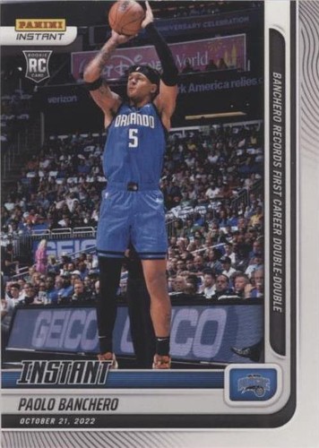 2022 ROOKIEカード パオロ・バンケロ 9 オーランド・マジック Paolo Banchero Orlando Magic Autographed 2022-23 Panini