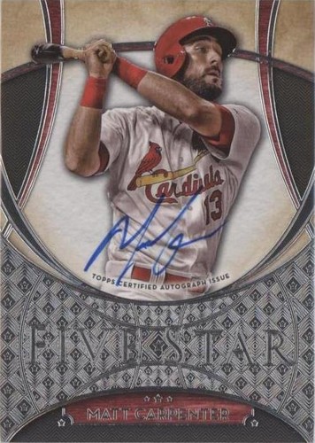 2017 Topps Five Star - Matt Carpenter #FSA-MC