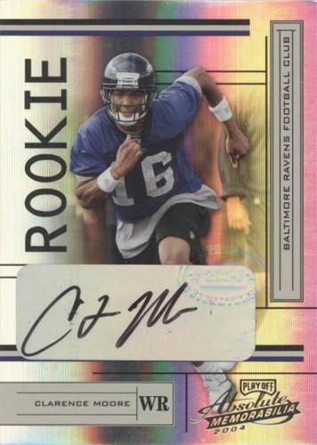 2004 Playoff Absolute Memorabilia Clarence Moore #187