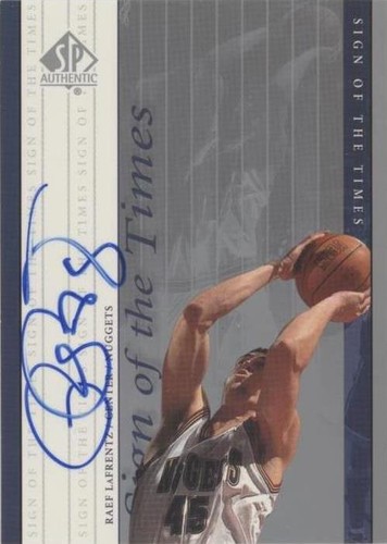 1999-00 SP Authentic - Raef LaFrentz #RL
