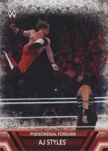 2017 Topps WWE Then Now Forever - AJ Styles #F-24