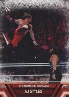 2017 Topps WWE Then Now Forever - AJ Styles #F-24