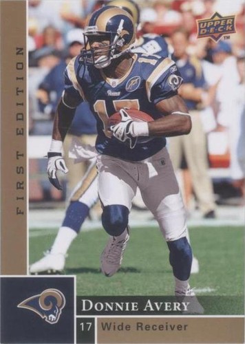 2009 Upper Deck First Edition Donnie Avery #136