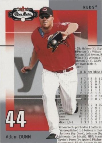 2003 Fleer Box Score - Adam Dunn #8