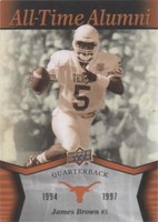 2011 Upper Deck University of Texas James Brown #ATA-JB