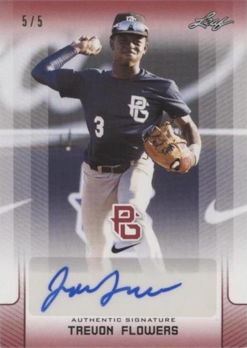 2017 Leaf Perfect Game National Showcase - Trevon Flowers #BA-TF1