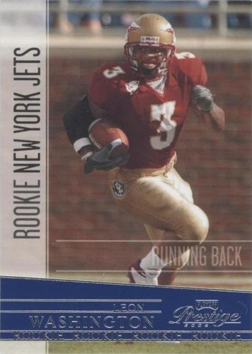 2006 Playoff Prestige Leon Washington #216