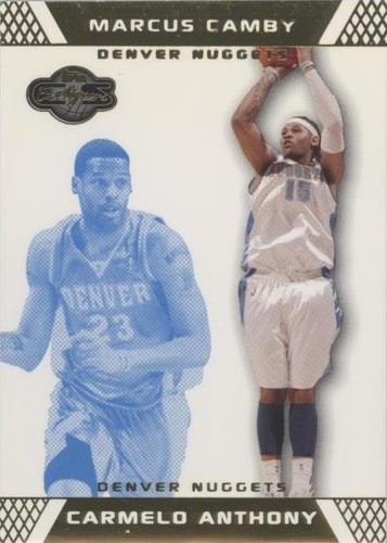 2007-08 Topps Co-Signers - Carmelo Anthony/Marcus Camby #15