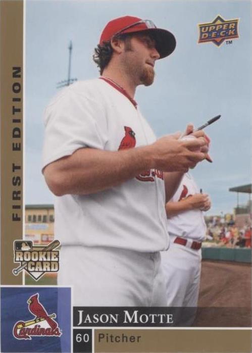 Upper Deck 2009 primera edición - Jason Motte #387