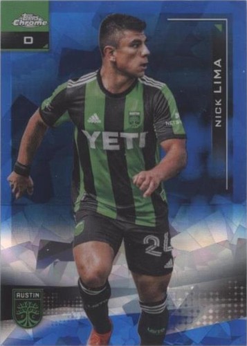 2021 Topps Chrome MLS Sapphire Edition Nick Lima #140