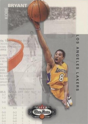2002-03 Fleer Box Score - Kobe Bryant #88