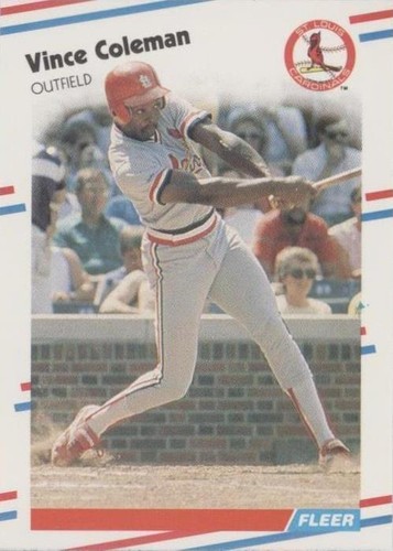 1988 Fleer - Vince Coleman #27
