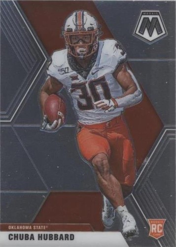 2021 Panini Mosaic Draft Picks Chuba Hubbard #26