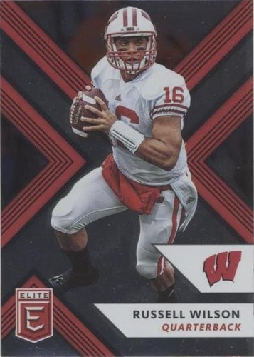 2018 Panini Elite Draft Picks Russell Wilson #87