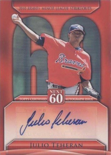 2011 Topps Update Series - Julio Teheran #N60A-JT