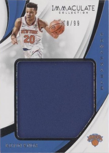 2018-19 Panini Immaculate Collection - Kevin Knox #RJ-KNX
