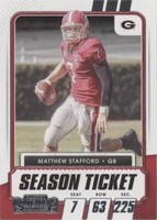 2021 Panini Contenders Draft Picks Matthew Stafford #9