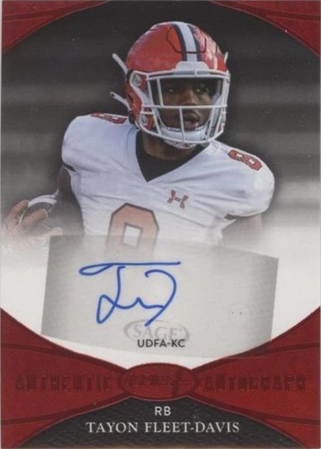 2022 Sage Aspire Tayon Fleet-Davis #ASP-TFD