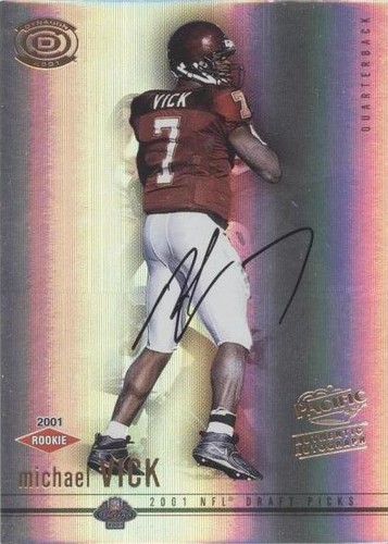 2001 Pacific Dynagon Michael Vick #110