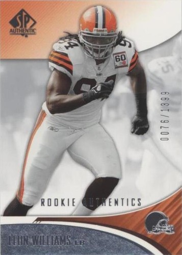 2006 SP Authentic Leon Williams #165