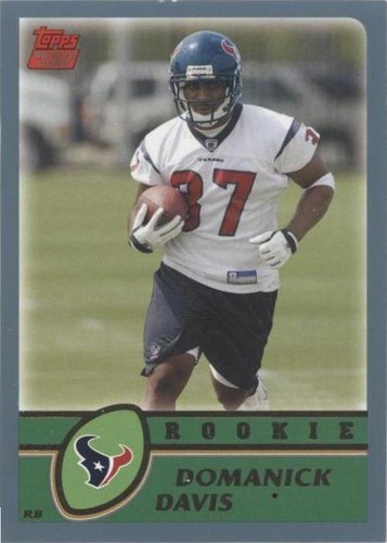2003 Topps Domanick Davis #369