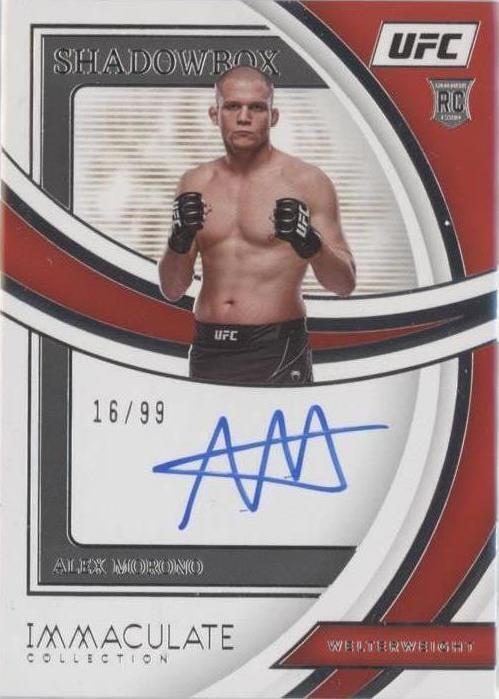 Carte Panini 2021 Immaculée Collection UFC - Jumbo Memorabilia Brandon Moreno, Rookie, état Near Mint