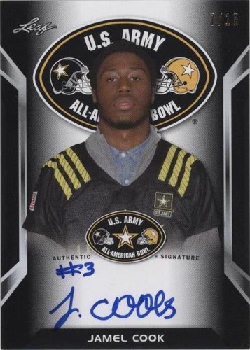 2016 Leaf U.S. Army All-American Bowl Jamel Cook #ATA-JC1