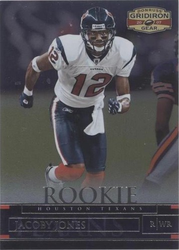2007 Donruss Gridiron Gear Jacoby Jones #142