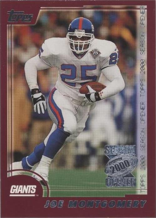 2000 Topps Season Opener Joe Montgomery #93