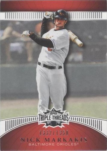 2010 Topps Triple Threads - Nick Markakis #100