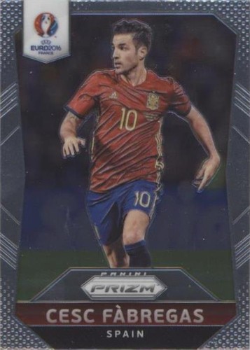 2016 Panini Prizm UEFA Euro Cesc Fabregas #37