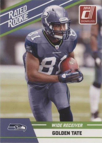 2010 Donruss Rated Rookie Golden Tate #42