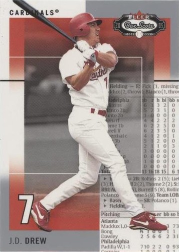 2003 Fleer Box Score - J.D. Drew #48