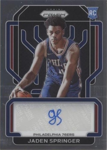 2021-22 Panini Prizm - Jaden Springer #RS-JSP