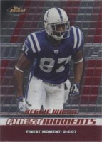 2008 Topps Finest Reggie Wayne #FM-RW