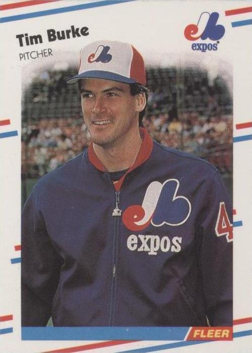 1988 Fleer - Tim Burke #180