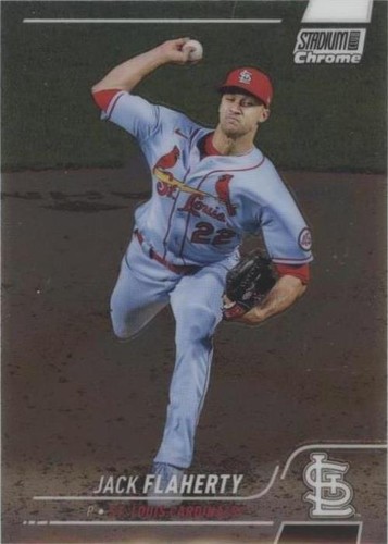 2022 Topps Stadium Club Chrome - Jack Flaherty #124