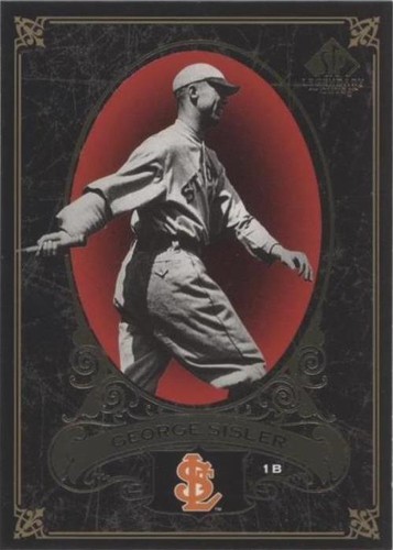 2007 SP Legendary Cuts - George Sisler #86