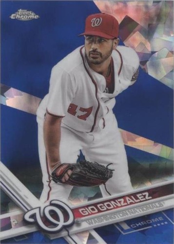 2017 Topps Chrome Sapphire Edition - Gio Gonzalez #527