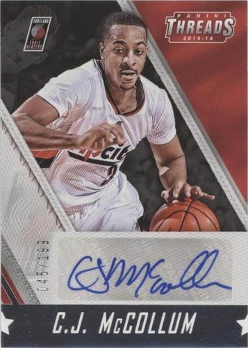 2015-16 Panini Threads - C.J. McCollum #S-CJM