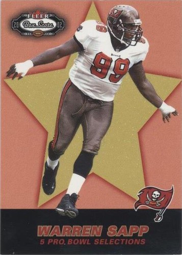 2002 Fleer Box Score Warren Sapp #219