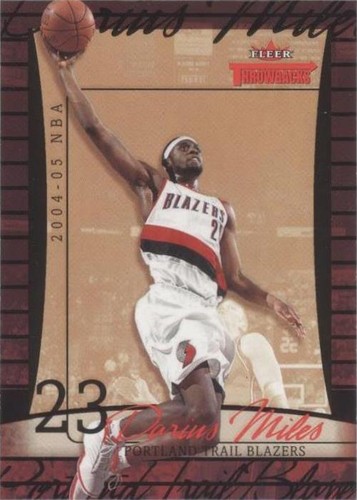 2004-05 Fleer Throwbacks - Darius Miles #16