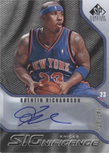2009-10 SP Signature Edition - Quentin Richardson #S-QR