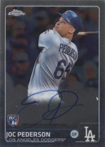 2015 Topps Chrome - Joc Pederson #AR-JPN