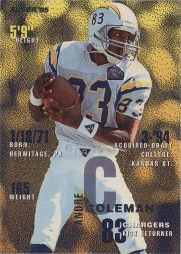 1995 Fleer Andre Coleman #327